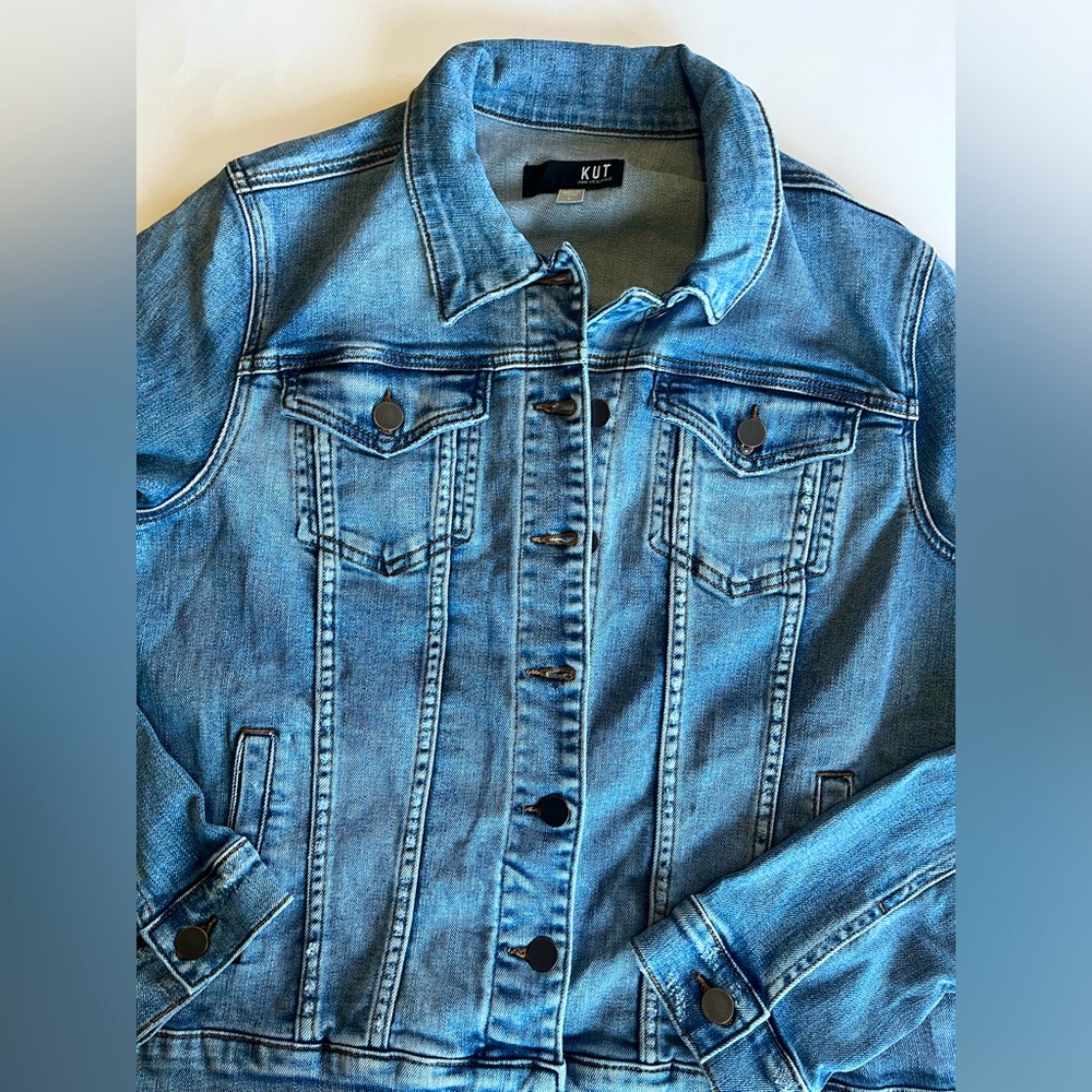 Kut from the Kloth Light Blue Denim Jacket